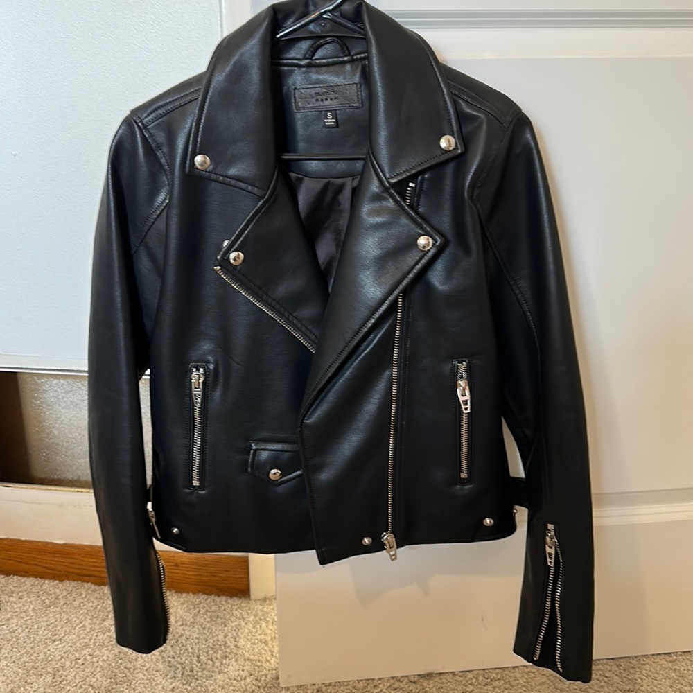Blank NYC Black Leather Jacket